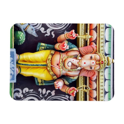 Ganesha God beeld Foto Magnet Magneet (Horizontaal)