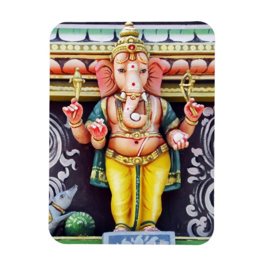 Ganesha God beeld Foto Magnet Magneet (Verticaal)