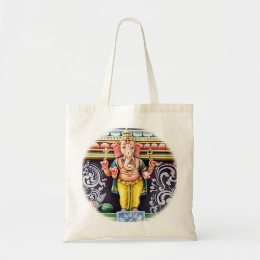 Ganesha God Statue Canvas tas (Voorkant)