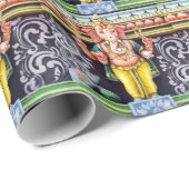 Ganesha God Statue Wrapping paper Cadeaupapier (Rol Hoek)