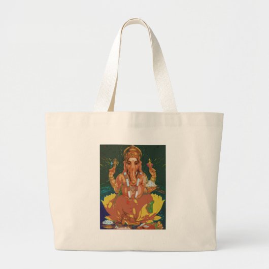 Ganesha Grote Tote Bag (Voorkant)