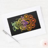 Ganesha Guitar 01 Rechthoekige Sticker (Envelop)