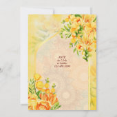 Ganesha Haldi uitnodiging (Achterkant)