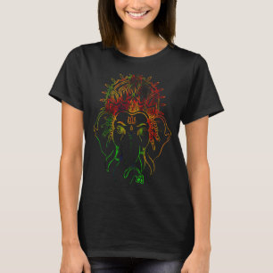 Ganesha Hindoe God Spiritualiteit Yoga Psychedelis T-shirt