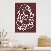 Ganesha - Hindu God Sign Poster (Keuken)
