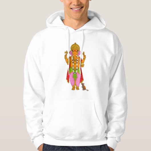 Ganesha Hoodie – Casual & Men’s Wear (Voorkant)