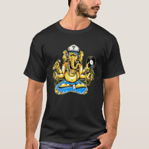 Ganesha In Oldschool Hip Hop Rap Stijl Ganesh Hiph T-shirt