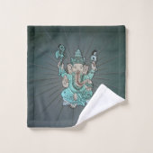Ganesha india olifant. bad handdoek (Wasdoekje)