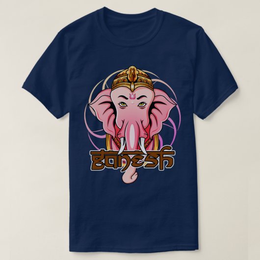 Ganesha India Olifant T-shirt (Design voorkant)
