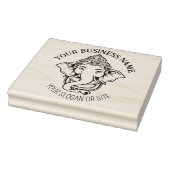 Ganesha, Indiase God, Custom Business, Large Rubberstempel (Stempel)