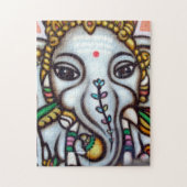 ganesha jigzaagpuzzel legpuzzel (Verticaal)