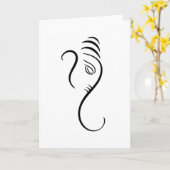 Ganesha Kaart (Gele Bloem)