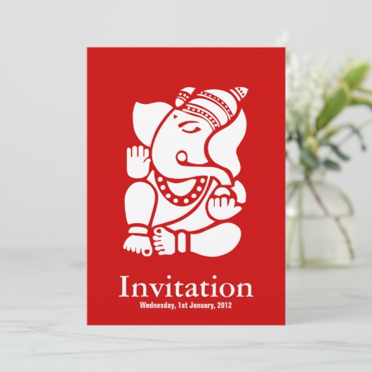 Ganesha Kaart (Staand voorkant)