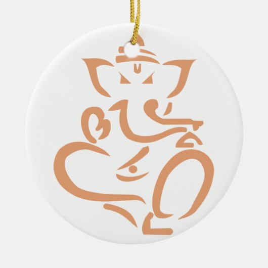 Ganesha Keramisch Ornament (Voorkant)