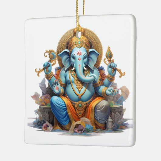Ganesha Keramisch Ornament (Links)