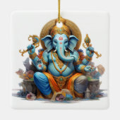 Ganesha Keramisch Ornament (Achterkant)