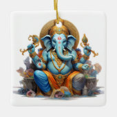 Ganesha Keramisch Ornament (Voorkant)