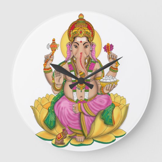Ganesha-klok Grote Klok (Voorkant)