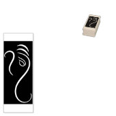 Ganesha kunststempel rubberstempel (Gestempeld)