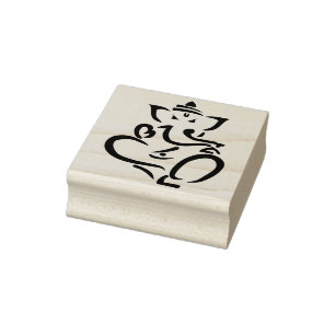 Ganesha kunststempel rubberstempel