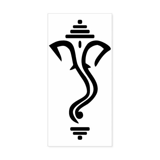 Ganesha kunststempel rubberstempel (Afrduk)