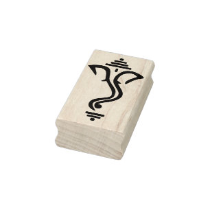 Ganesha kunststempel rubberstempel