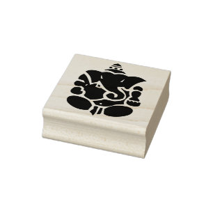 Ganesha kunststempel rubberstempel