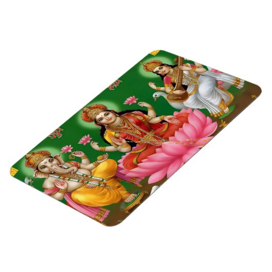 Ganesha, Lakshmi en Saraswati magneet (Linkerzijde)