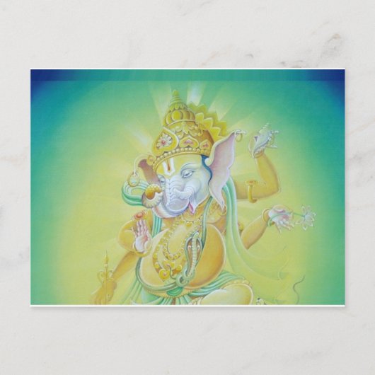 Ganesha Luv Briefkaart (Voorkant)