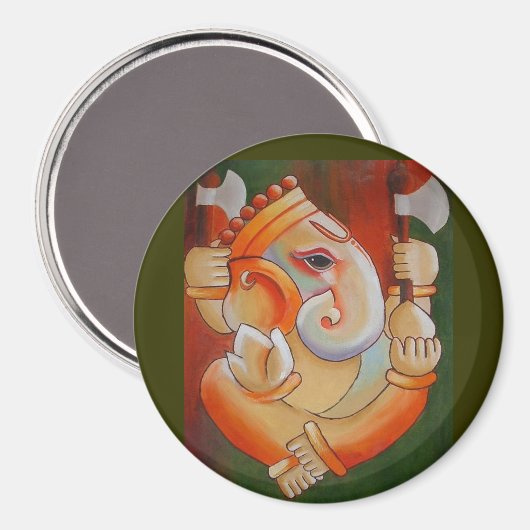 Ganesha magneet -1 (Voorkant / Achterkant)
