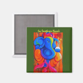 Ganesha magneet voor Diwali (Voorkant / Achterkant)