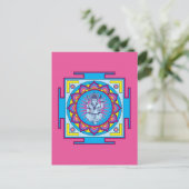 Ganesha Mandala Briefkaart (Staand voorkant)