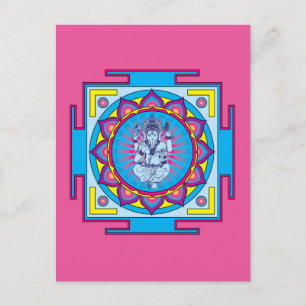 Ganesha Mandala Briefkaart
