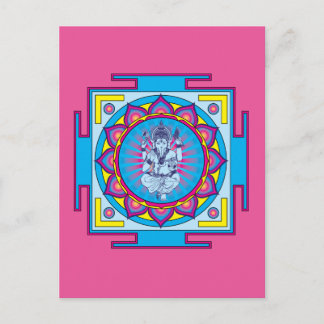 Ganesha Mandala Briefkaart