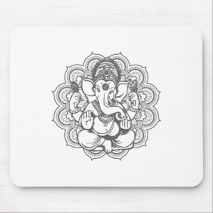 Ganesha Mandala Hindoe God Hinduisme Yoga Cadeau _ Muismat