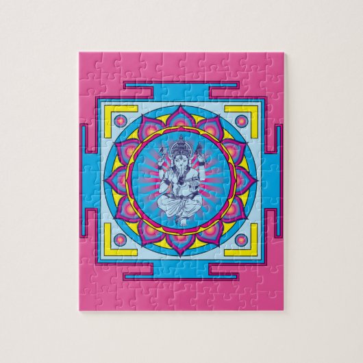 Ganesha Mandala Legpuzzel (Verticaal)