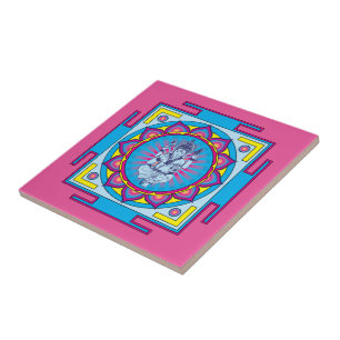 Ganesha Mandala Tegeltje