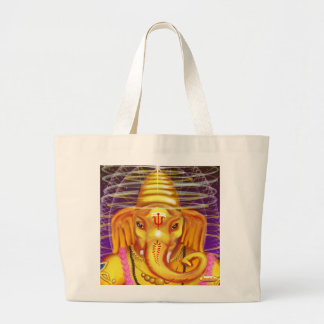 Ganesha met een geleidedoek grote tote bag