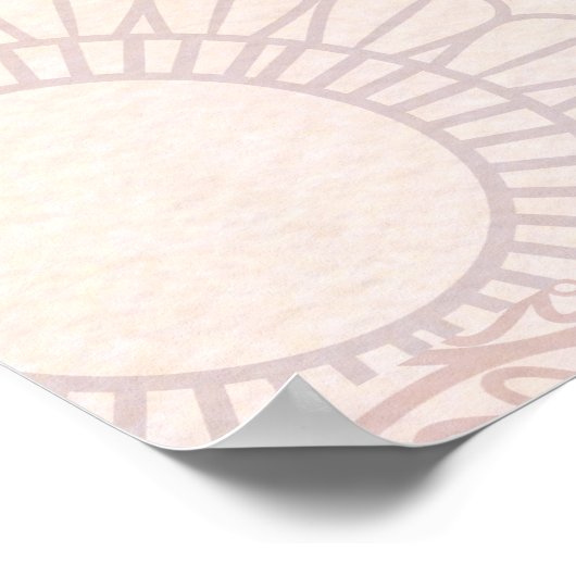 Ganesha met gele garlands lotusgrensverwelkoming poster (Hoek)