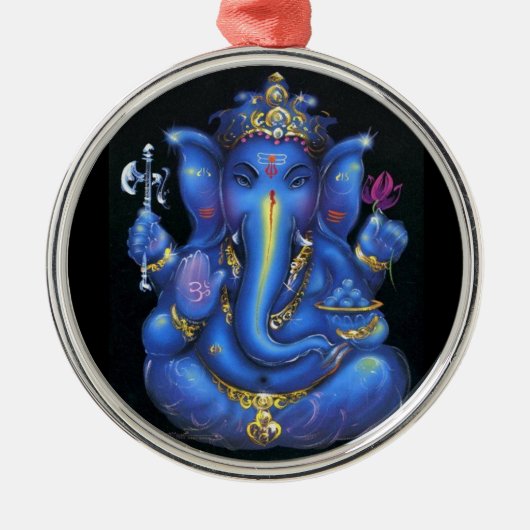 ganesha metalen ornament (Voorkant)