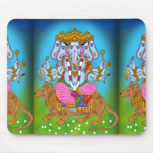 Ganesha Mouse Pad Muismat (Voorkant)