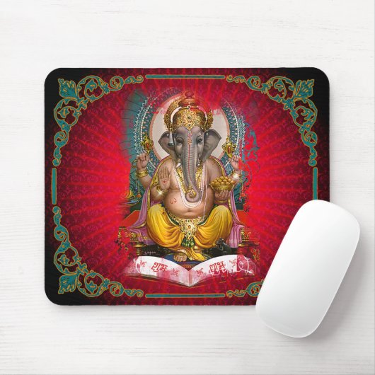 GANESHA - Mousepad Muismat (Met muis)