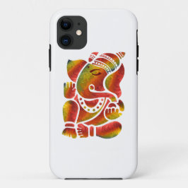 Ganesha Multicolor Painting iPhone 11 Hoesje