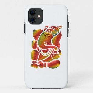 Ganesha Multicolor Painting iPhone 11 Hoesje