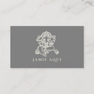 Ganesha of Ganesha God van wijsheid en succes Visitekaartje