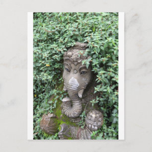 Ganesha olifant Hindoe God van succes Briefkaart