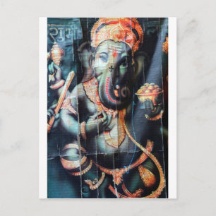 Ganesha-olifant Hindu Succes God Briefkaart