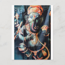 Ganesha-olifant Hindu Succes God Briefkaart