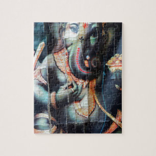 Ganesha-olifant Hindu Succes God Legpuzzel