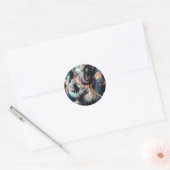 Ganesha-olifant Hindu Succes God Ronde Sticker (Envelop)